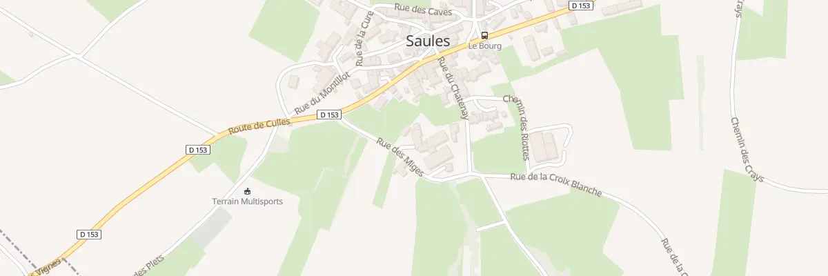 Plan du 5017 Rue des Ménereaux à Saules
