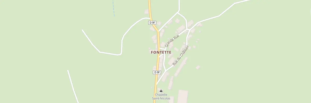 Plan du 5192 Rue de la Fontaine (Fontette) à Saint-Mesmin