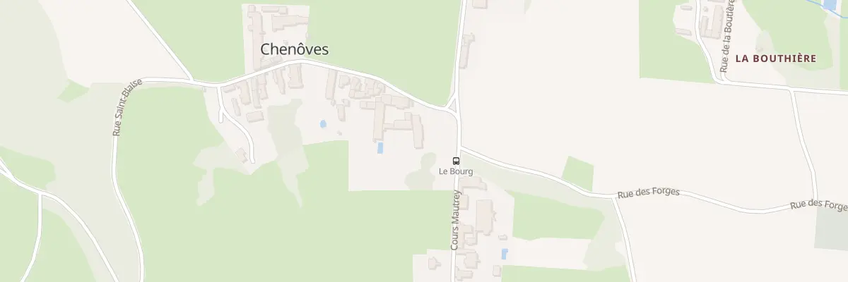 Plan du 2 Crs Mautrey à Chenôves