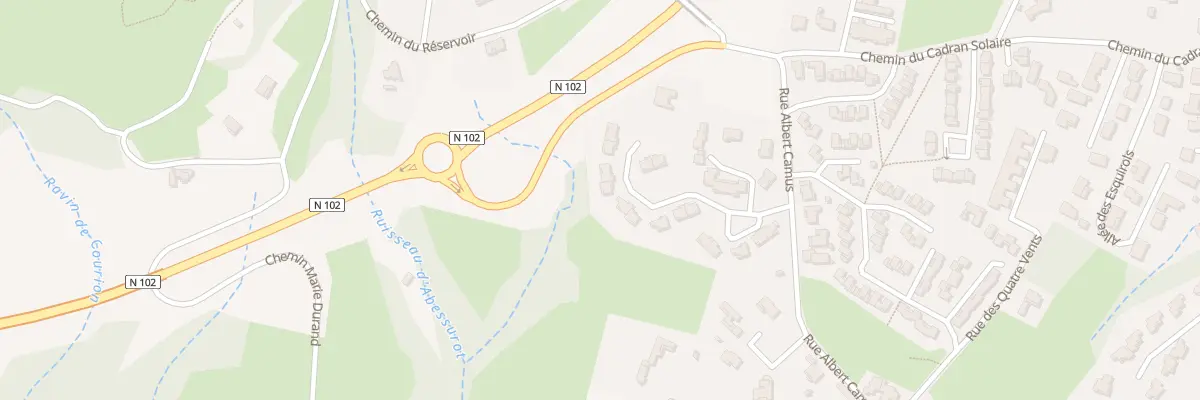Plan du 12 Rue des Romarins au Teil
