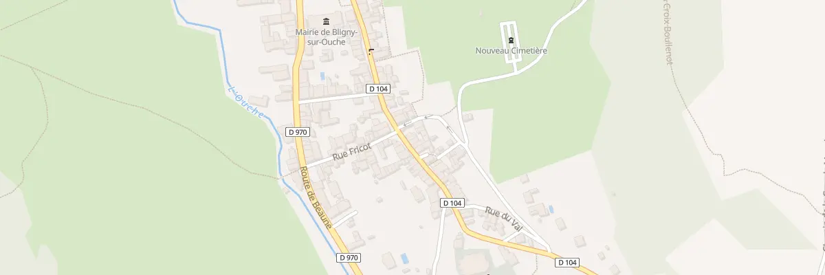 Plan du 37 Rue de l’Eglise à Bligny-sur-Ouche