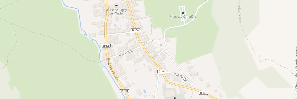 Plan du 39 Rue de l’Eglise à Bligny-sur-Ouche
