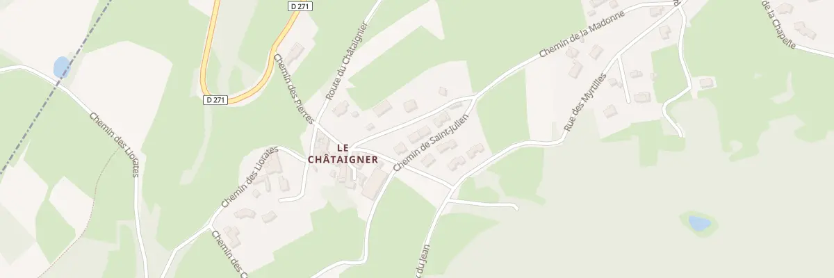 Plan du 88 Che de Saint-julien à Brossainc