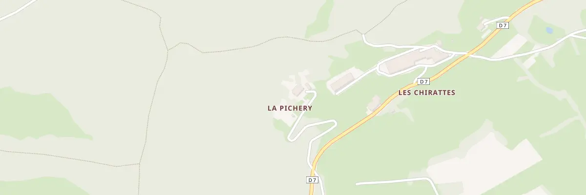 Plan du 1 Pecheyre de Bourchany à Pélussin