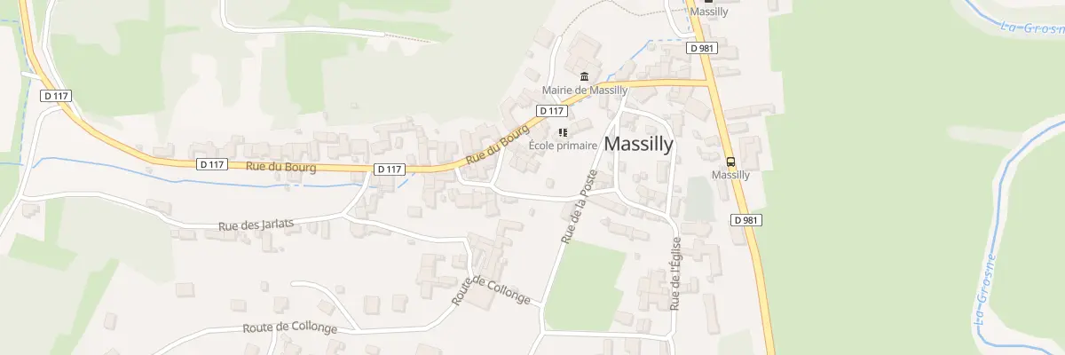 Plan du 5009 Massilly à Massilly