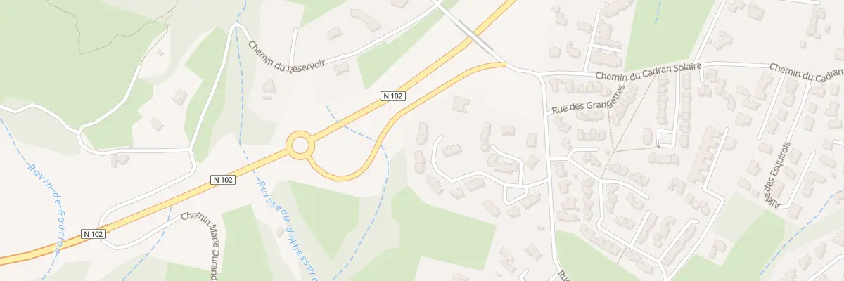 Plan du 16 Rue des Romarins au Teil