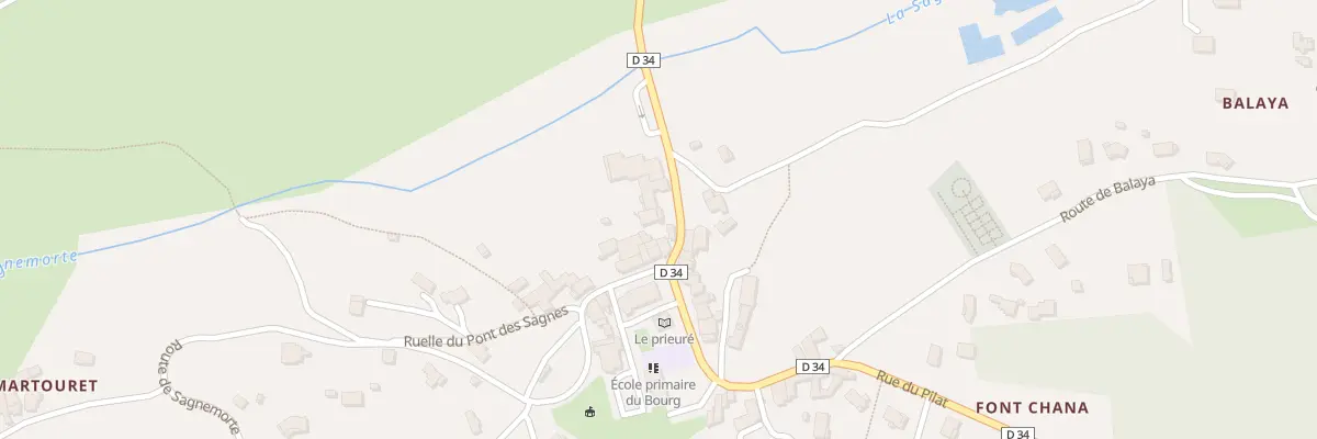 Plan du 9002 Le Bourg à Roisey