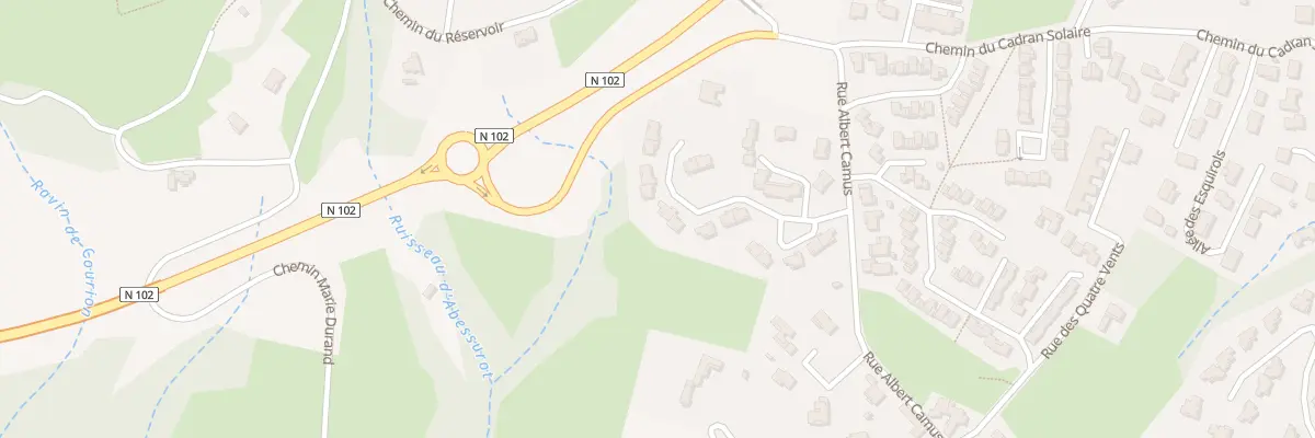 Plan du 10 Rue des Romarins au Teil