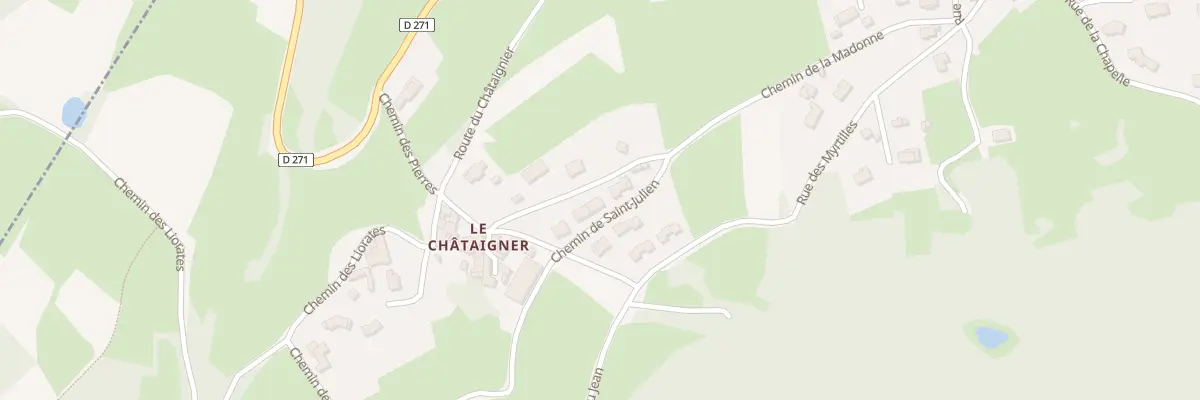 Plan du 76 Che de Saint-julien à Brossainc