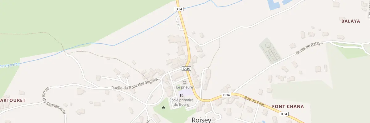 Plan du 148 Rue du Pilat à Roisey
