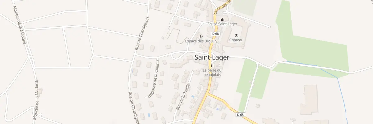 Plan du 69 Mte de la Colline à Saint-Lager