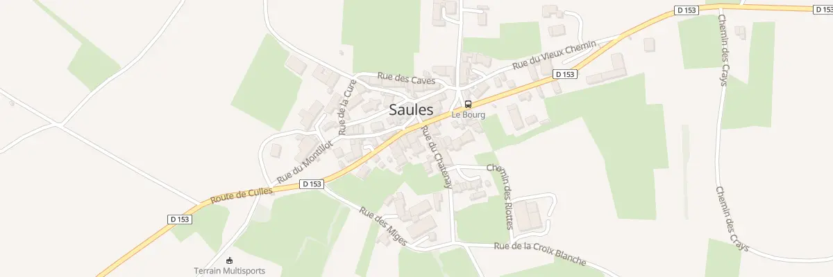 Plan du 4 Rue du Chatenay à Saules