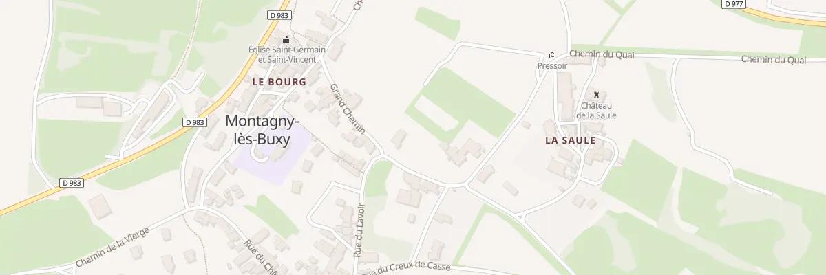 Plan du 8 Rue des Petites Vignes à Montagny-lès-Buxy