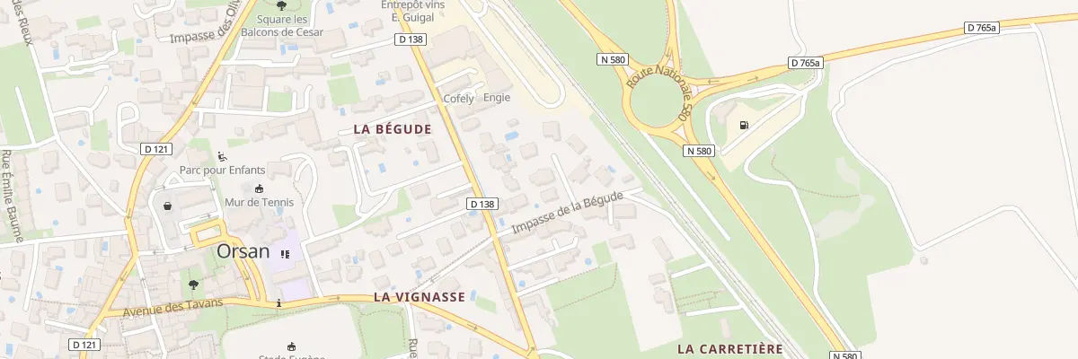 Plan du 7B Imp de la Bégude à Orsan