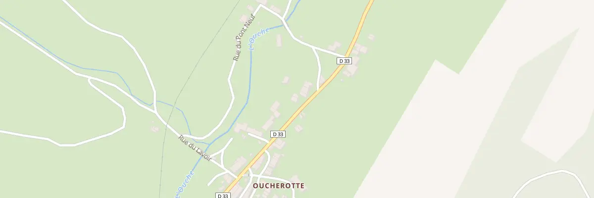 Plan du 113 Rte de Dijon (Oucherotte) à Bligny-sur-Ouche