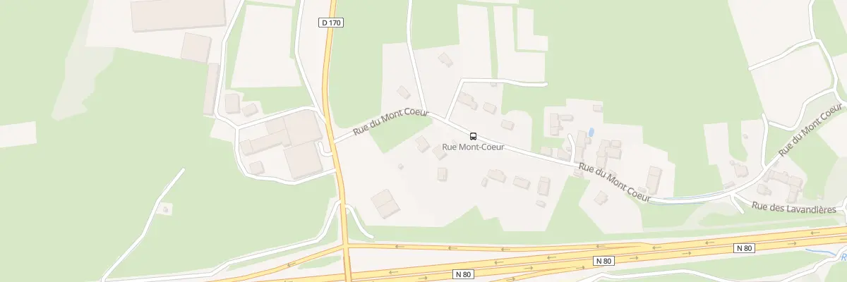 Plan du 5229 Le Desert à Moroges