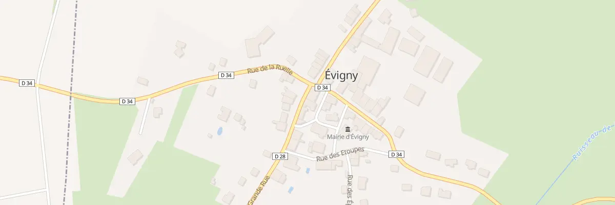 Plan du 3 Rue Grand Rue à Évigny