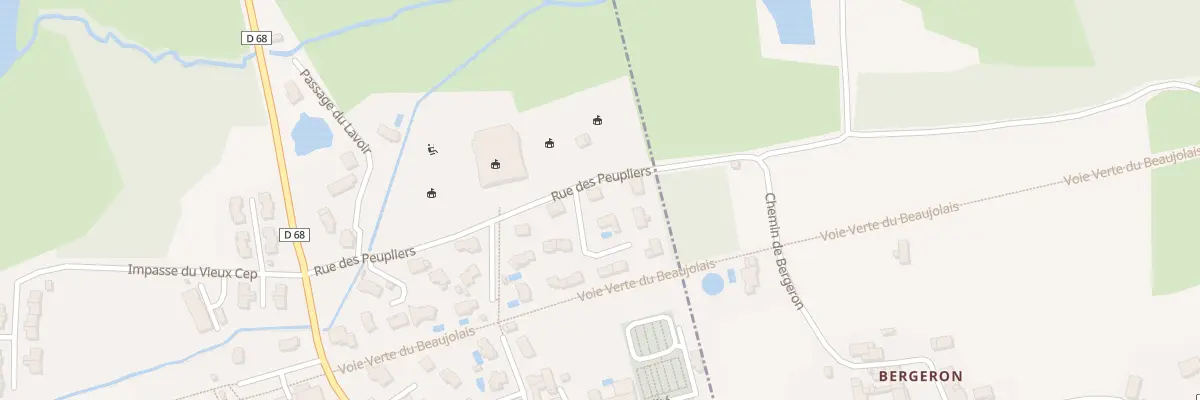 Plan du 5251 Mazuyer à Cercié