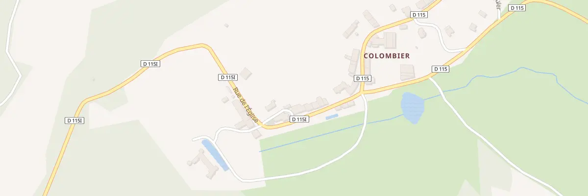 Plan du 14 Rue de l’Église à Colombier