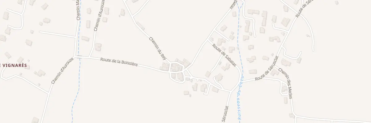 Plan du 231 Che du Rey à Chomérac