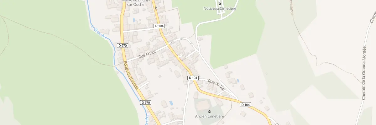 Plan du 47 Rue de l’Eglise à Bligny-sur-Ouche