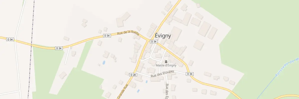 Plan du 4 Rue de l’Eglise à Évigny