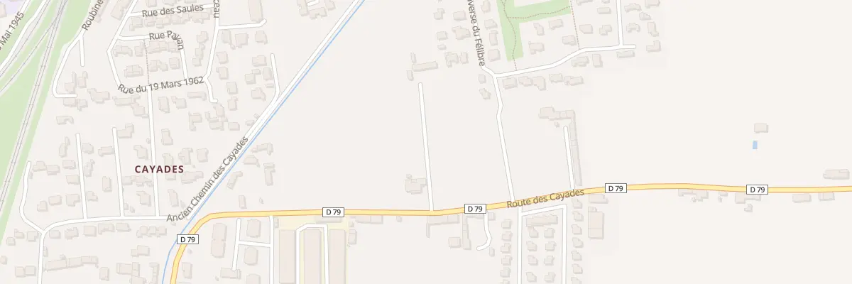 Plan du 9005A Rte des Cayades à Tarascon