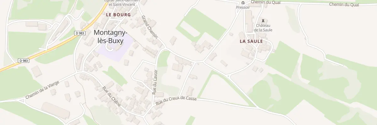 Plan du 1 Rue des Petites Vignes à Montagny-lès-Buxy