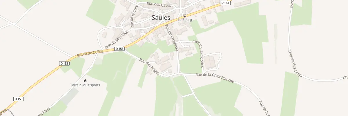 Plan du 12 Rue du Chatenay à Saules