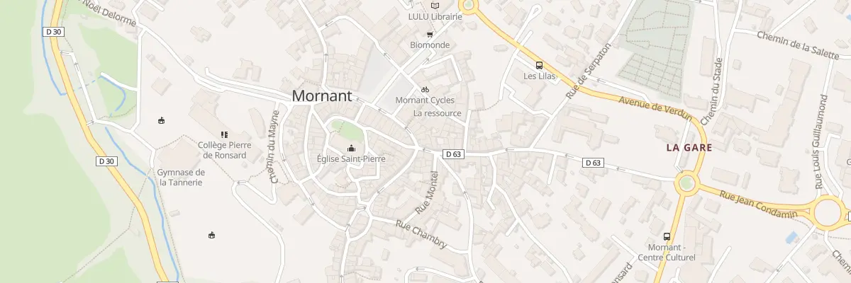 Plan du 13 Rue de Lyon à Mornant