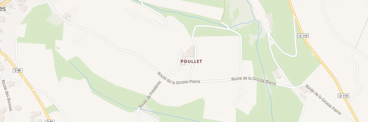 Plan du 409 Rte de la Grosse Pierre à Chiroubles
