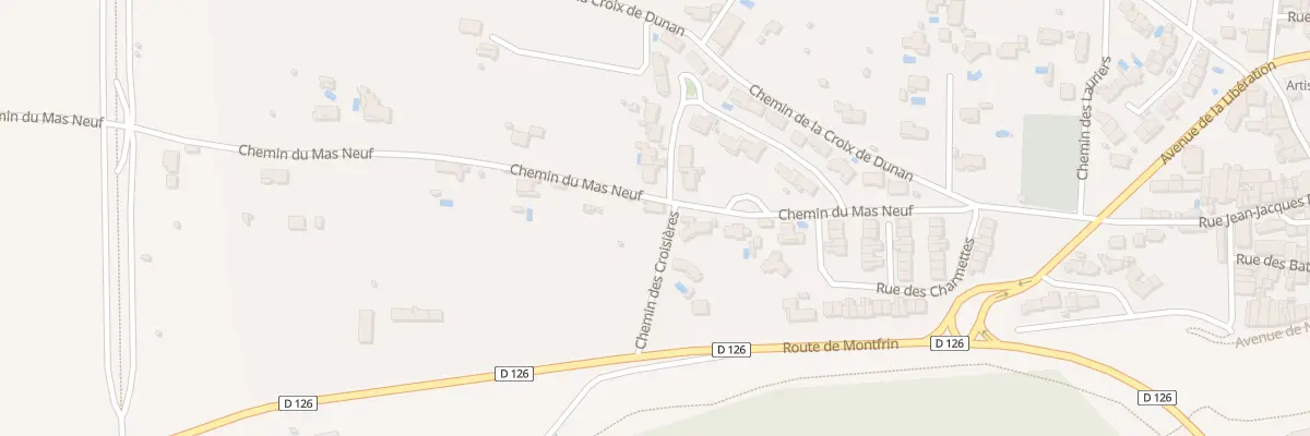Plan du 16 Che des Croisieres à Aramon