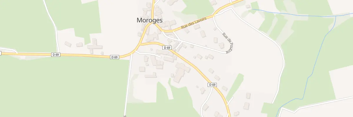 Plan du 2 Rte de Buxy à Moroges