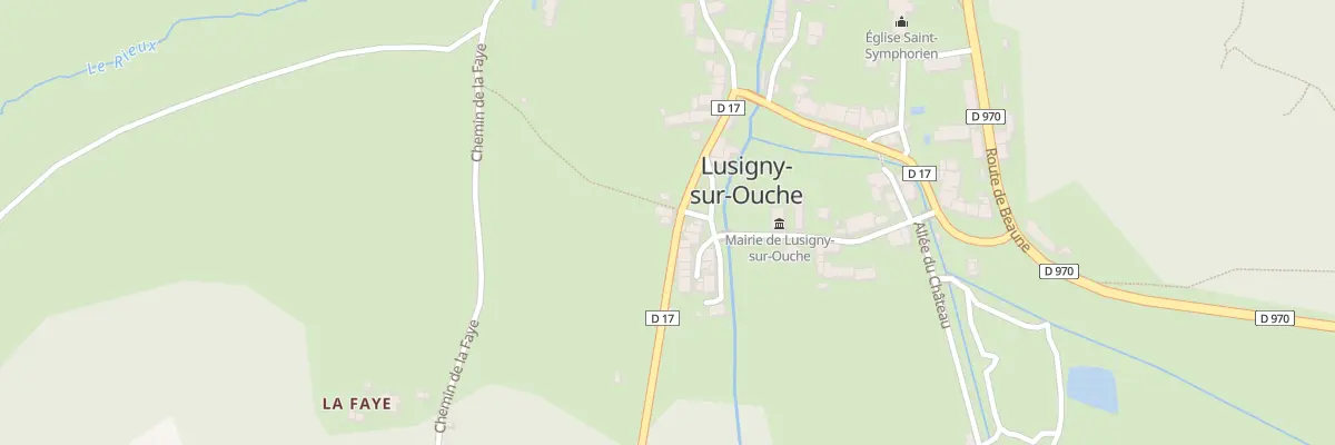 Plan du 10 Rte de Montceau à Lusigny-sur-Ouche