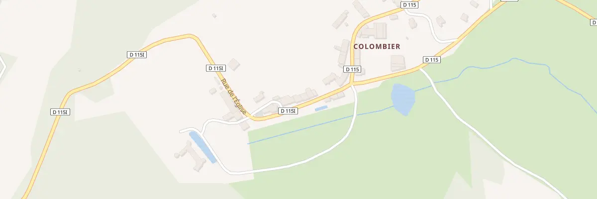 Plan du 12 Rue de l’Église à Colombier