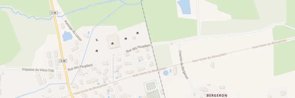 Plan du 271 Rue des Peupliers à Cercié