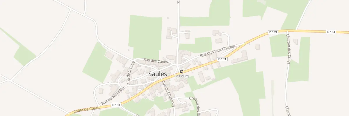 Plan du 2 Rue de l’Église à Saules