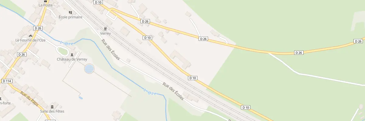 Plan du 31 Rue de la Fontaine à Verrey-sous-Salmaise