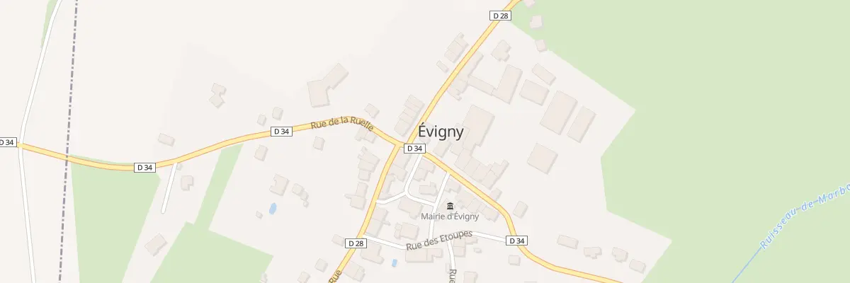 Plan du 17 Rue du Lavoir à Évigny