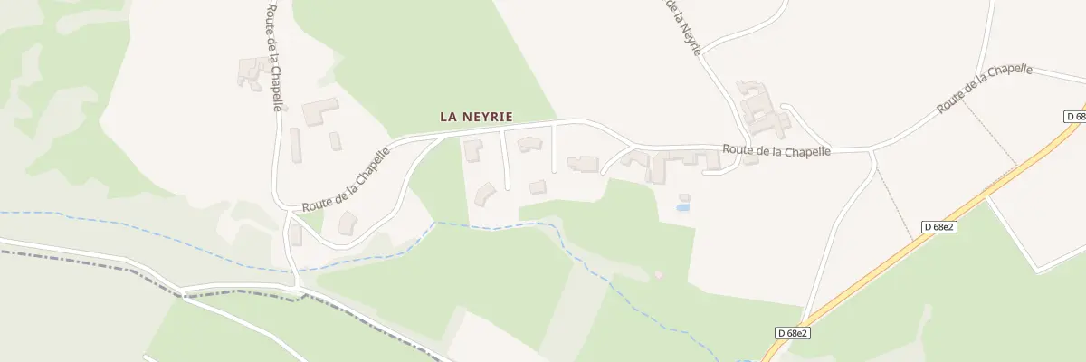 Plan du 525 Rte de la Chapelle à Jullié