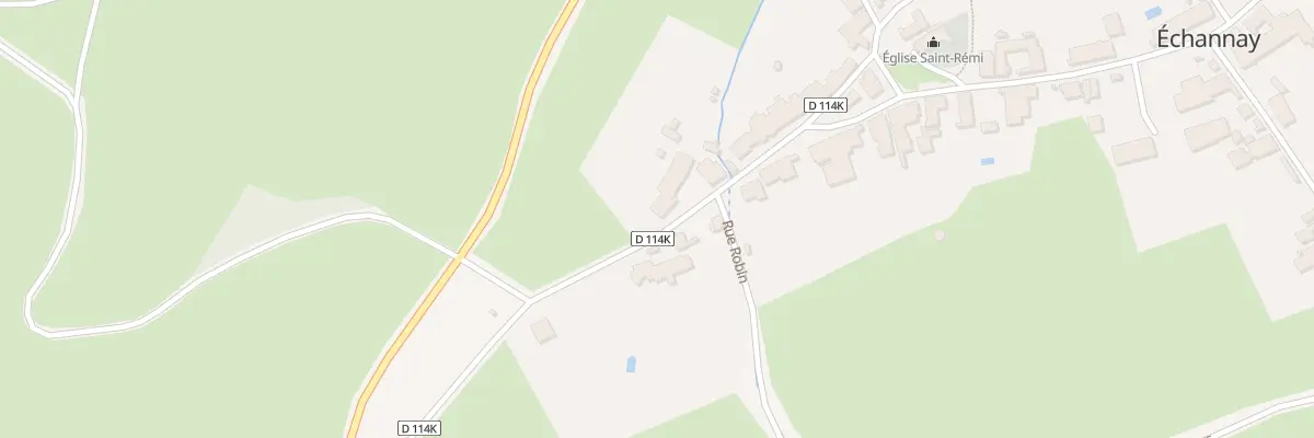 Plan du 40 Rue des Fontaines à Échannay