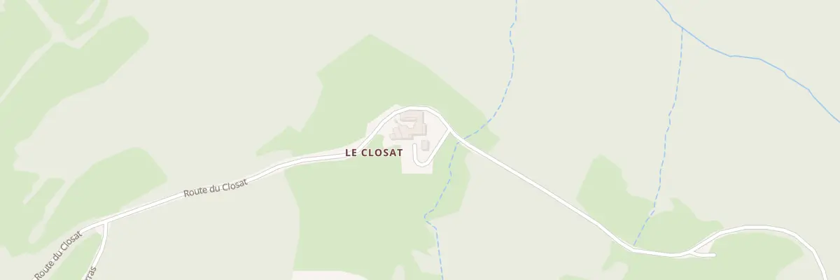 Plan du 5115 Le Closat à Cenves