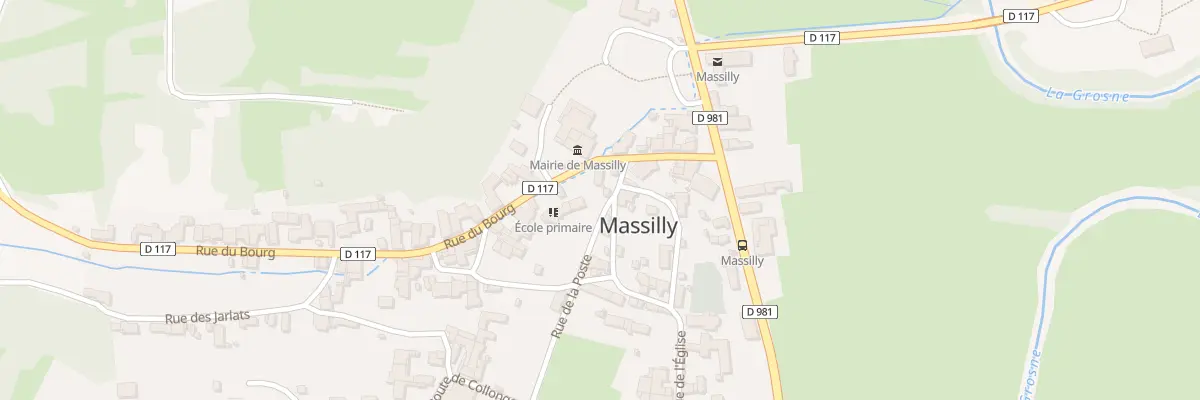 Plan du 7 Rue du Bourg à Massilly