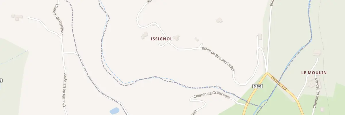 Plan du 5306 Issignol à Colombier-le-Vieux