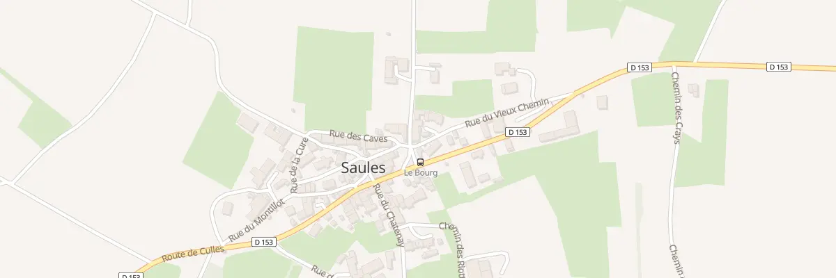 Plan du 1 Rue du Vieux Chemin à Saules