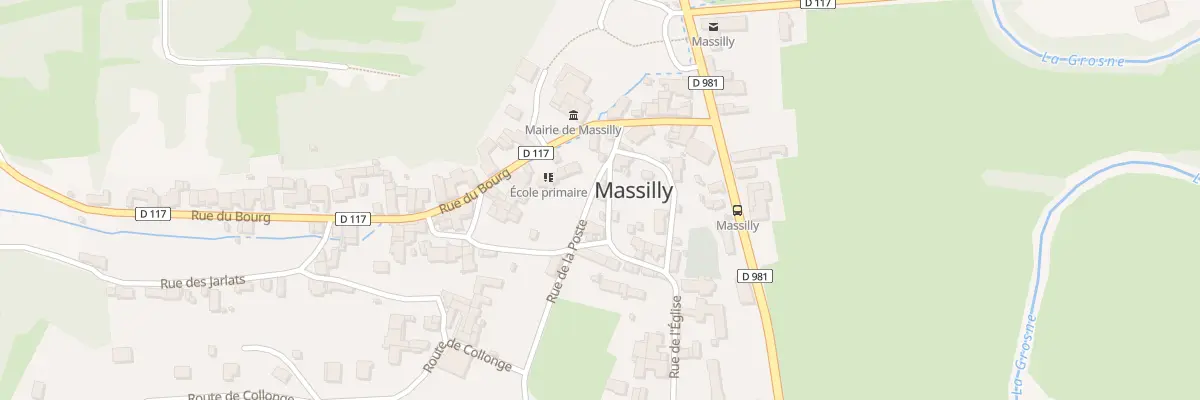 Plan du 5085 Massilly à Massilly