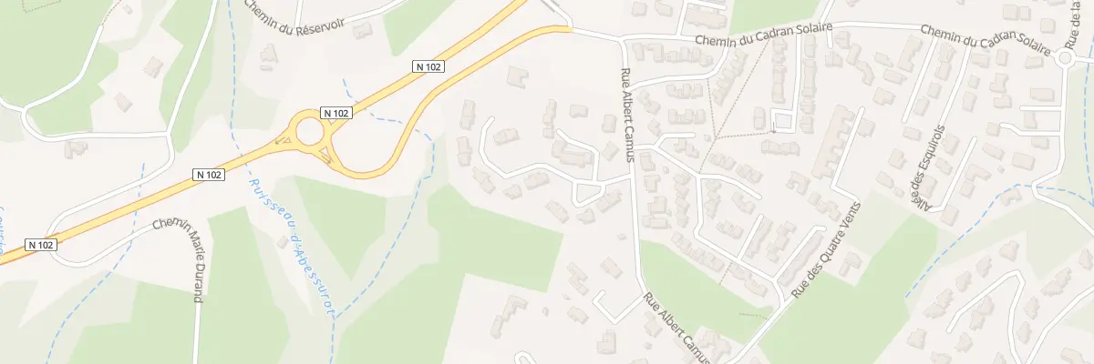 Plan du 2 Rue des Romarins au Teil