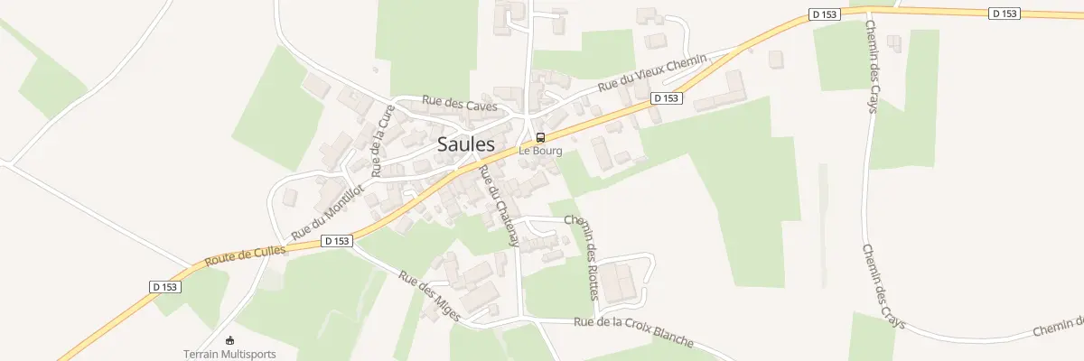 Plan du 6 Rue de la Mairie à Saules