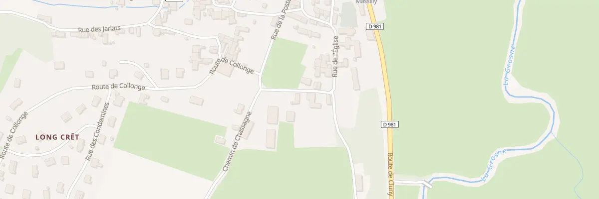 Plan du 2 Rue de l’Eglise à Massilly