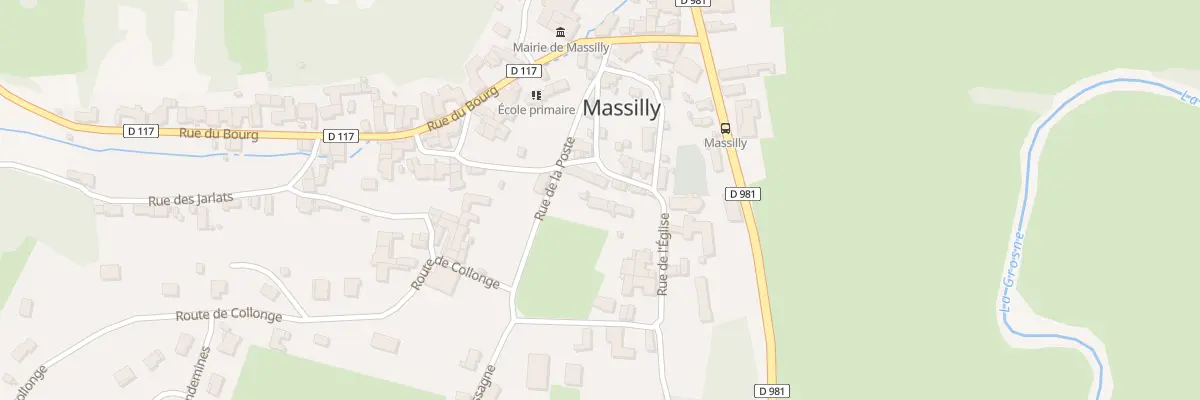 Plan du 13 Rue de l’Eglise à Massilly